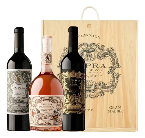 Cupra Estuche /malbec /blend/rose 750 ml