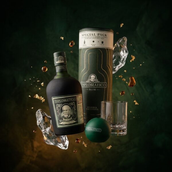 Special Pack Diplomático Reserva Exclusiva 700ml c/Vaso + Molde de Hielo